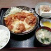 西川口の｢あおき食堂｣で鶏のトマト煮チーズかけ定食を食べました★