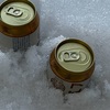 2月28日（金）長岡朝ウォーク、雪でビールをキンキンに冷やす・・銀鱈うまし