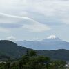 富士山と雲