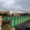 上高地線災害復旧前日の田川橋梁