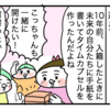 結婚10周年記念日にタイムカプセルを開ける