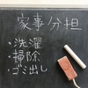 我が家の家事分担は、こんなふうだった（一部脚色有り？）