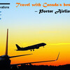 Travel with Canada’s best Airlines – Porter Airlines 
