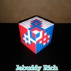 ルービックキューブで模様を作りました！　Rubik's Cube art design