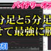 バイナリーオプション「1分足と5分足を併せて最強に勝つ！」15分取引