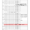 令和４年度　１学期の練習予定表です