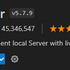 VSCodeで簡単ローカルWebサーバ
