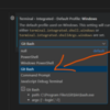 VSCodeでデフォルトターミナルをGit Bashにする