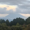 今朝の景色