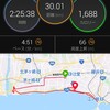 Eペース30K・涼しくなったので30km走