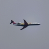 秋空を飛ぶジェット