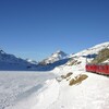 【スイス】雪景色のアルプス 標高2000ｍ超えの絶景車窓を楽しむ　レーティッシュ鉄道ベルニナ線からマッターホルン・ゴッダルド鉄道の旅 （2005年）