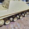 アオシマ文化教材社 1/48 リモコンAFV ドイツ陸軍 駆逐戦車 ヤークトパンサーを製作中 -2