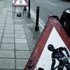 イギリスの道路工事