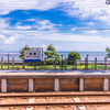 海の見える駅：雨晴駅
