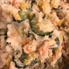 昨日の夕飯♪絶品ポテトサラダ♪美味しさのコツ♪コープデリの天然ブリ醤油麹漬け