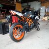 KTM RC200 ちょこっとカスタム。