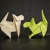 おりがみ：ねこ (Origami : Cat)