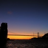 今朝も海峡日の出から