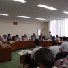 いわぶち友参議院議員ら、３人の新参議院、衆議院議員、日本共産党８人の国会議員が福島県の現地調査に来県