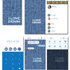 LOVE DENIM theme　デニムが好き、なLINE着せ替え