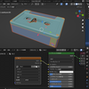 Blenderで作った、カセットハウスのUV展開♪　カセットキッチン　＃17