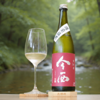 今西 純米吟醸 朝日」〜夜明けを飲む、三輪の稜線から立ち上る一献