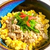 カリフラワーライスの三色丼 低糖質にできました