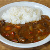 今日の食べ物　朝食にカレー