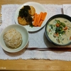 長芋ステーキ。豆乳鍋４日目(食べきり)