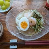 今週の朝ごはんあれこれ、麺がたびたび登場しました！