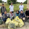 釣り場の清掃活動