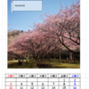 4月のカレンダー　Excelで作りませんか　　写真とカレンダーを貼り付けて　レイアウトして完了です