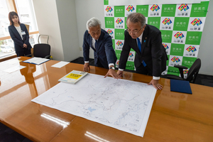 災害時に地図を無償提供　ゼンリンと妙高市が協定締結　迅速な対応へ