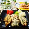 ☆鶏天ごま塩仕立て・菜の花の白あえ☆