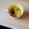 6/4昼ごはん　食事制限中でも大丈夫！オートミールと野菜スープの時短おかゆ