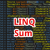 【C#,LINQ】Sum～配列やリストの要素の合計を求めたいとき～