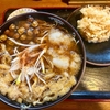 そば政【蕎麦政】（足立区南花畑 六町駅）温なめこおろしそば＋かき揚げ
