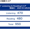 第270回TOEICスコア速報（2021年6月20日）