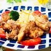 ♪鶏のから揚げ＆焼きなすのとろろあえ♪