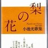 小池光歌集『梨の花』(1/11)