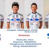 JELAJAH MALAYSIA（UCI Asia Tour 2.2　10月18～22日）参戦メンバー