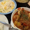 ごろごろチキンのトマトカレー生野菜セット