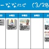 今週のナナニジ(3/28~4/3)