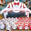 ミャクミャクカラーの達磨さんがわたしを待っている