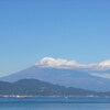 三保の海岸からの富士山