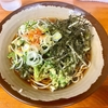 名代 釜家（白山）春菊天そば＋海苔