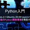 【Python入門】Windows10+pyenv+venvで最強のPython開発環境を構築する【2021年版】