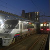 宮崎駅の一番列車（夏の旅、北へ南へ時々台風；その28）