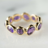 高品質で、低価格の紫色の指輪、「Ops.」の［ANTHEIA］VIOLA-RING